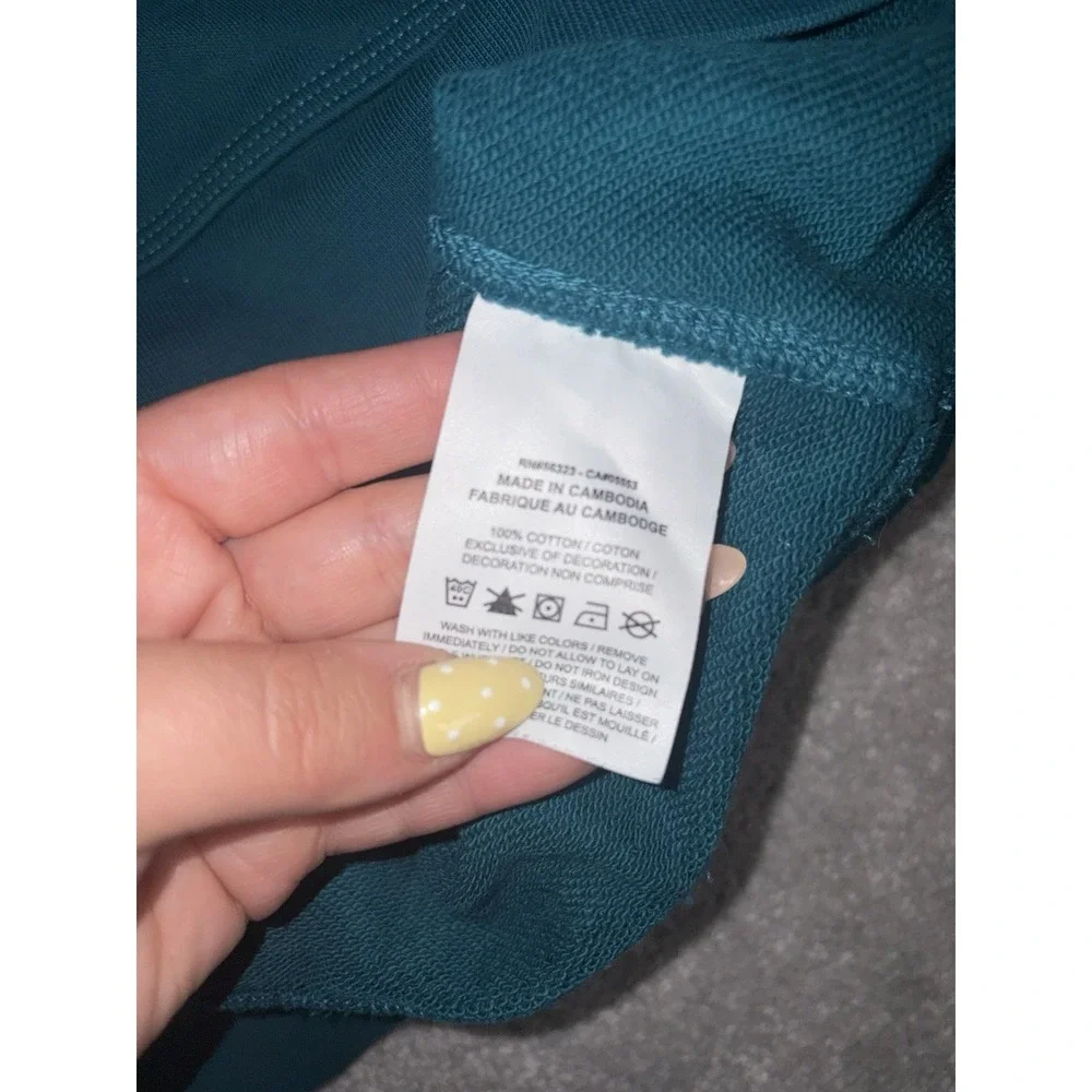Nike Sportswear French Terry Sweatshirt Teal Green 637902-381 S